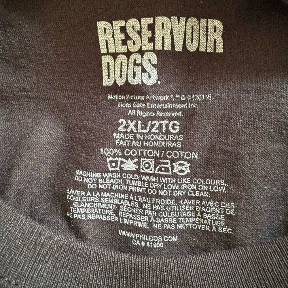 NEW Reservoir Dogs Men’s Black Graphic T Shirt Sizes S, M, L, XL, XXL - Picture 9 of 10
